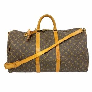 Authentic Louis Vuitton keepall 55 bandouliere travel unisex with strap
